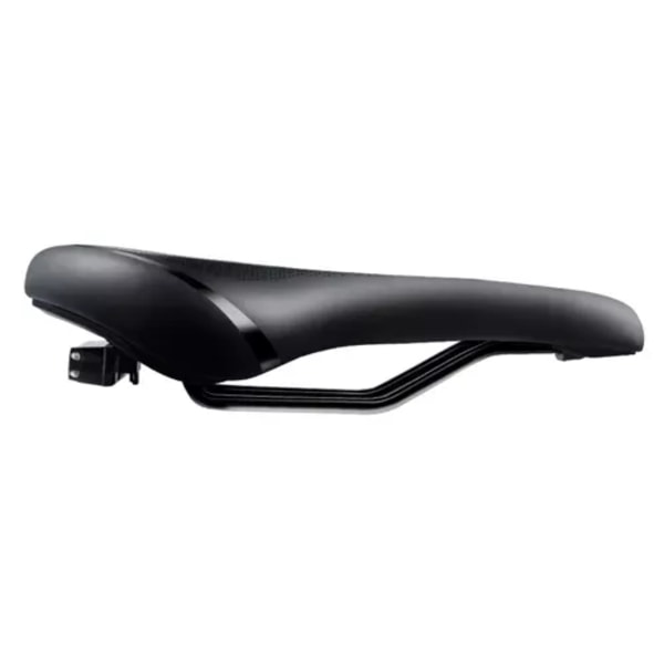 Cykelsadel - Komfortsadel  Med Cykelljus Black