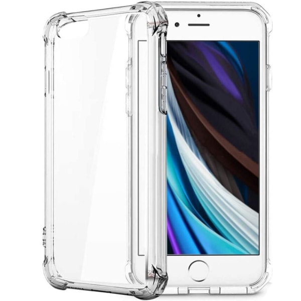 iPhone 7/8/SE - Anti Shock Shell vahvistetuilla kulmilla Transparent