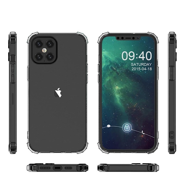 iPhone 13 Pro Max - Anti Shock Shell med forstærkede hjørner Transparent