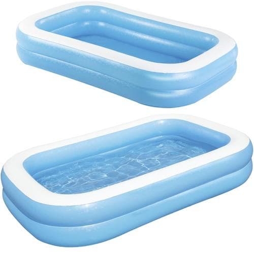 Uppblåsbar Pool - 778L - Bestway -  262cm/175cm/33cm Blå