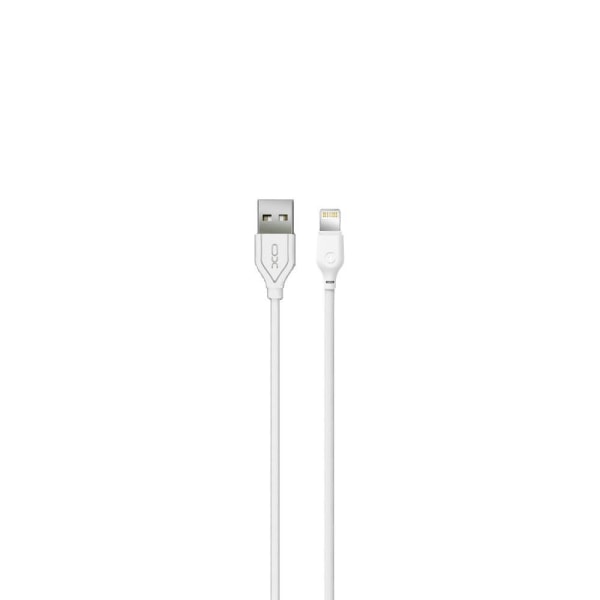 XO Laddare - Laddkabel - USB / iPhone - 2m -  Hög kvalitet Vit