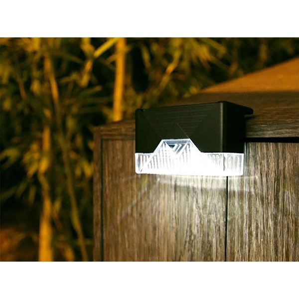 4-pack Solcellsdrivna LED-lampor Svart