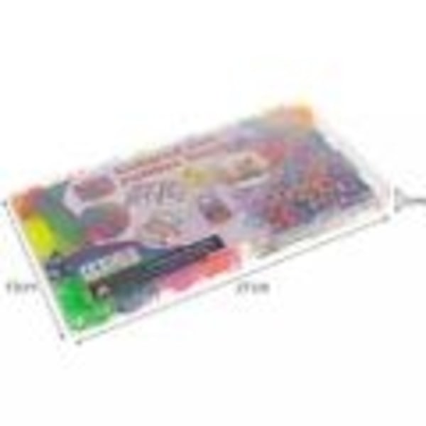 Loom Bands Kit - 1500 stk i 23 farver Multicolor