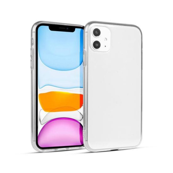 Huawei P40 Lite Kuori läpinäkyvää kumia Transparent