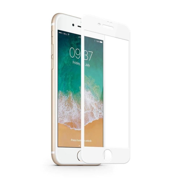 Näytönsuoja iPhone 7+/8 Plus Full screen White White