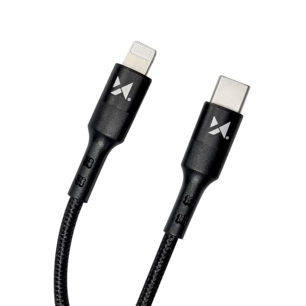 PD 18w - 2m kabel - Ladekabel til iPhone 12/13/14/15 Black