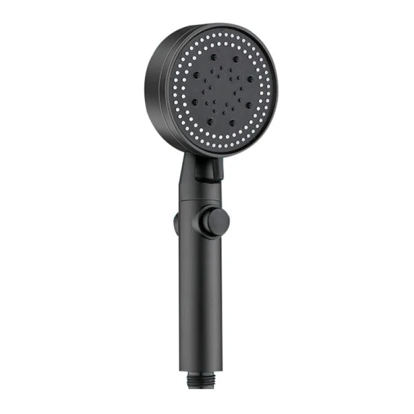 2 pakke Brusemundstykke med 5 forskellige dyser og stopknap. Black