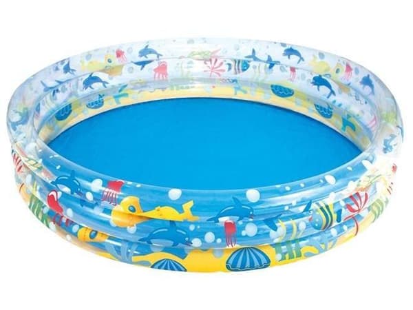 Uppblåsbar Pool - 101L - Bestway -  152cm/30cm Blå