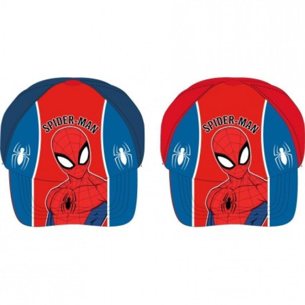 Spiderman cap - Størrelse 54 (5-6 år) - Baseball cap - Buet skjerm Red 54