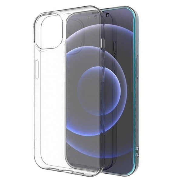 iPhone 13 Mini Skal i gennemsigtigt gummi Transparent
