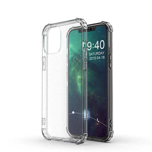 iPhone 13 Pro Max - Anti Shock Shell vahvistetuilla kulmilla Transparent