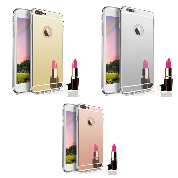 iPhone 7/8 Plus speilblank mykt skall Gold