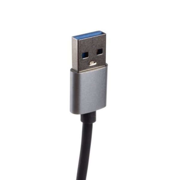 USB HUB – 4 portar (3.0 + 2.0) Svart