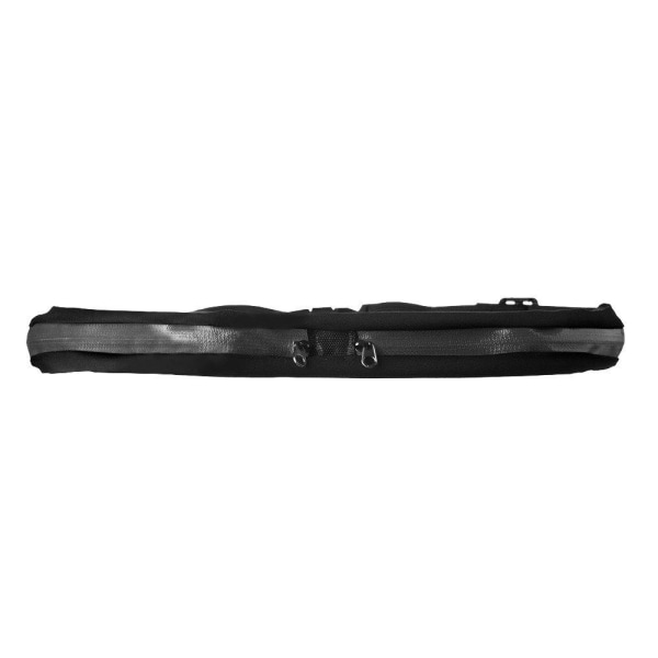 Lenkkeilylaukku / vyötärölaukku 2 erillistä vetoketjullista taskua Black