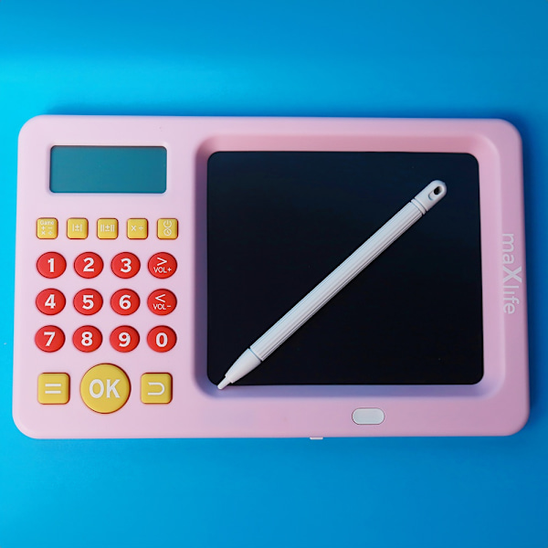 Maxlife Digital Ritplatta med Penna och miniräknare för Barn Rosa