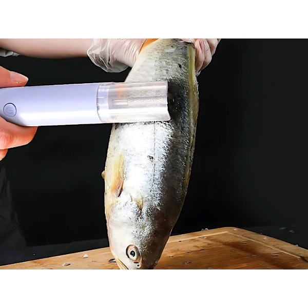 Elektrisk Fiskfjällskrapare – Effektiv Och Enkel För Fiskberedning Multicolor