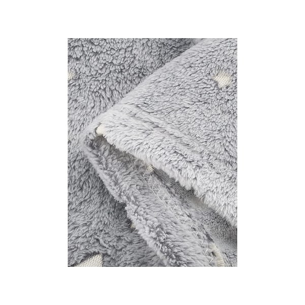 Blødt lysende tæppe/tæppe 150x180cm Grey