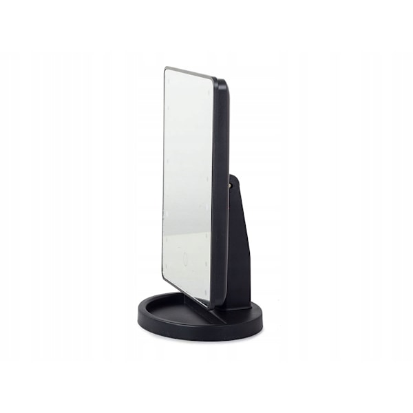 Sminkspegel - LED belysning Svart