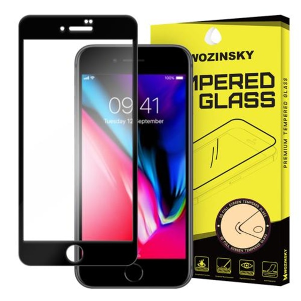 Skjermbeskyttelse i glass iPhone 6/7/8/SE 2020/2022, fullskjerm Transparent  6402 | Transparent | 60 | Fyndiq