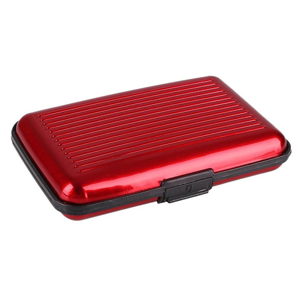 Korttiteline alumiinia - RFID-turvallinen Red