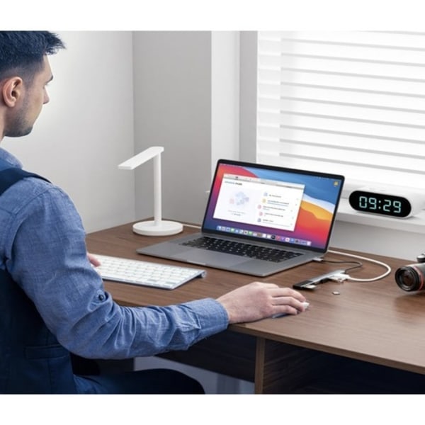 USB HUB – 4 portar (3.0 + 2.0) Svart
