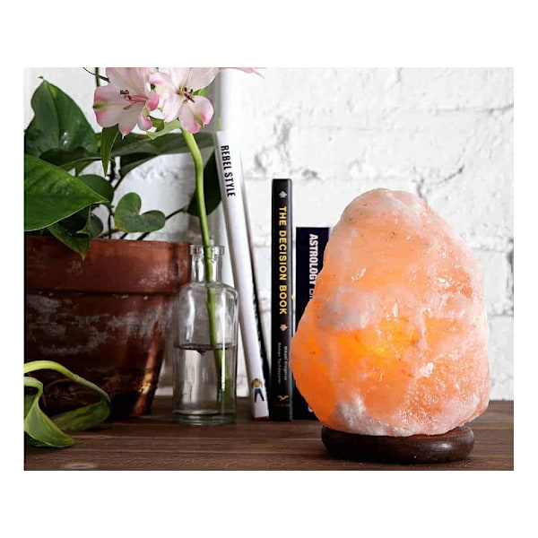 HIMALAYASALTLAMPA – NATURLIG LYX OCH LUFTRENING FÖR DITT HEM Multicolor