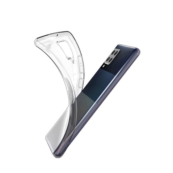 Samsung A12 Skall i gjennomsiktig gummi Transparent