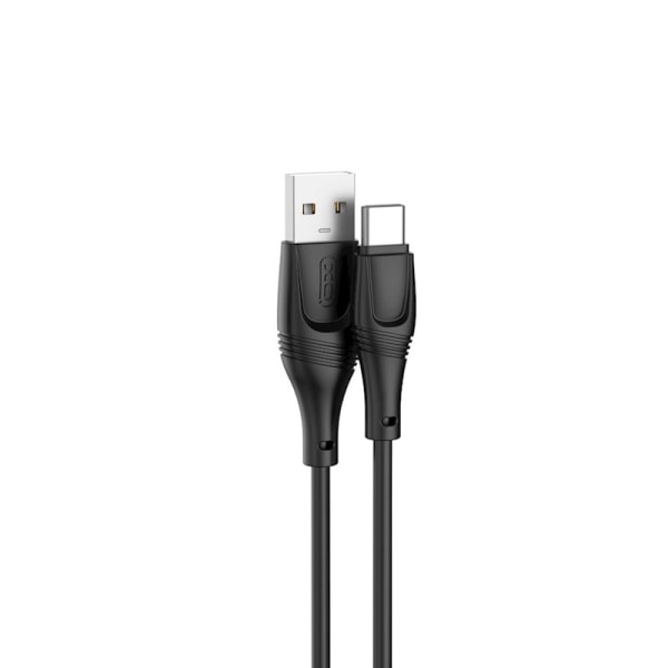 XO Laddare - Laddkabel - USB / USB-C  - 3 meter, Hög kvalitet Svart