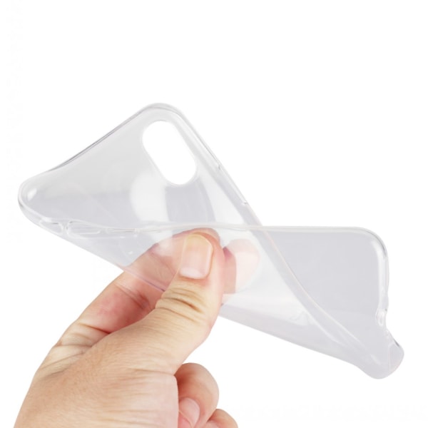 iPhone Xr Kuori läpinäkyvää kumia Transparent