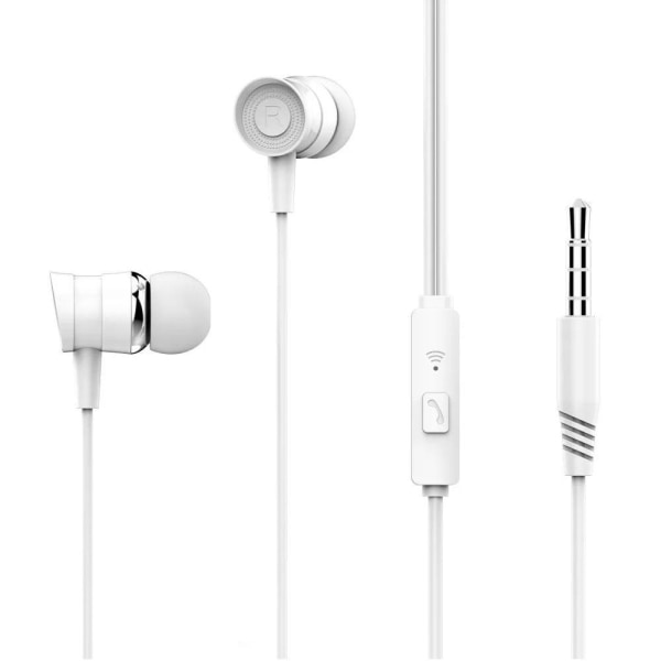 XO-kuulokemikrofoni 3,5 mm:llä - Universal White