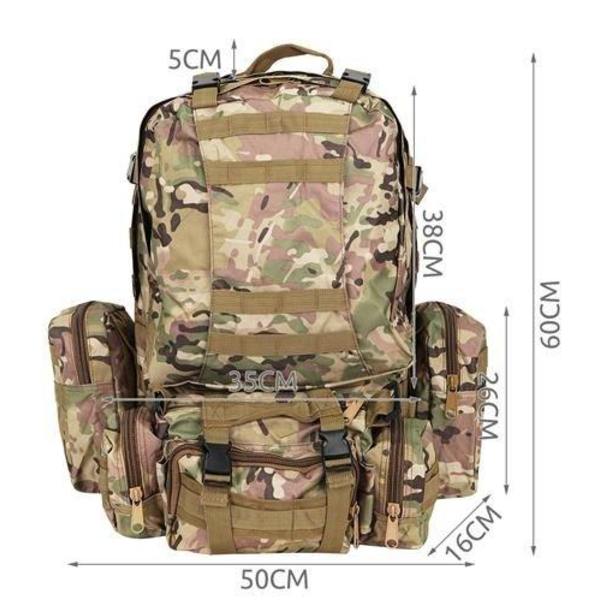 MILITÄR RYGGSÄCK XXL - 45L Beige one size