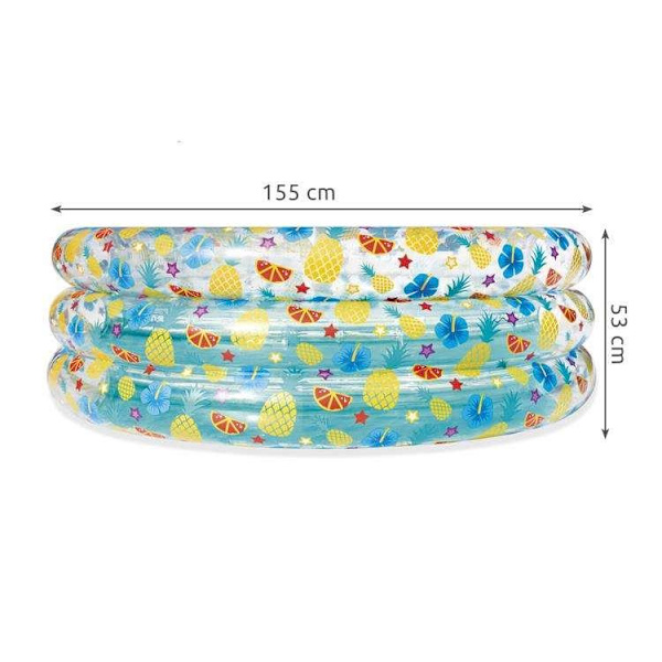 Uppblåsbar Pool - 445L - Bestway -  150cm/53cm Multicolor