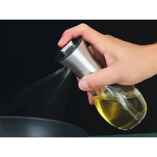 Sprayflaska för olja och vinäger Silver