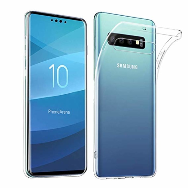 Samsung Galaxy S10 Kuori läpinäkyvää kumia Transparent