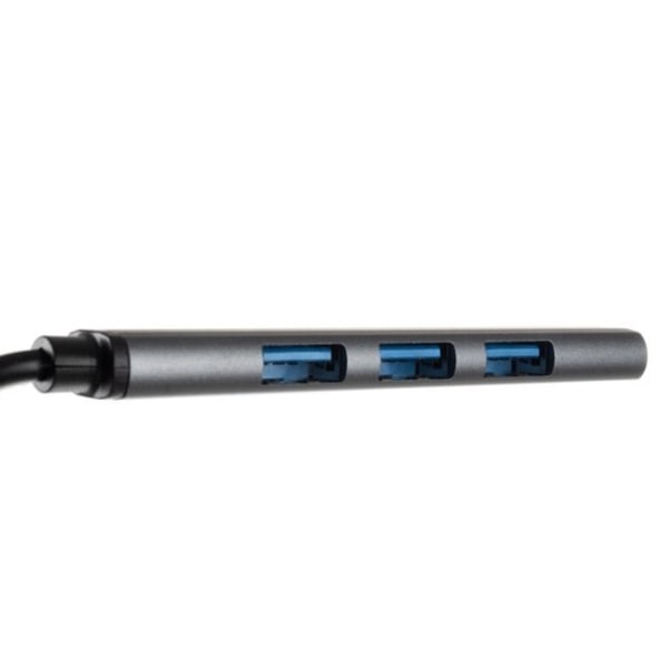 USB HUB – 4 portar (3.0 + 2.0) Svart
