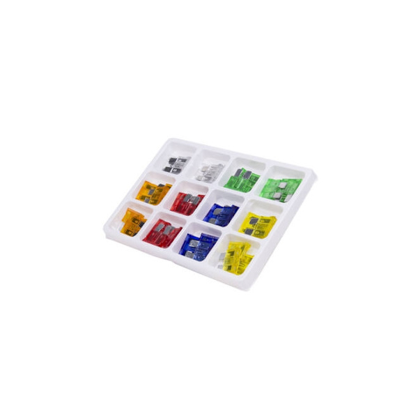 Fladstift sikringer til bil 36 stk Multicolor