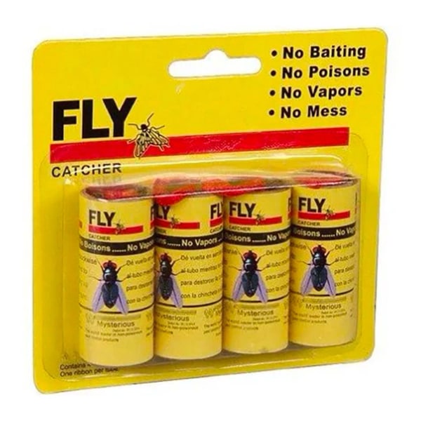 Fluefelle / Sticky fly strips Multicolor