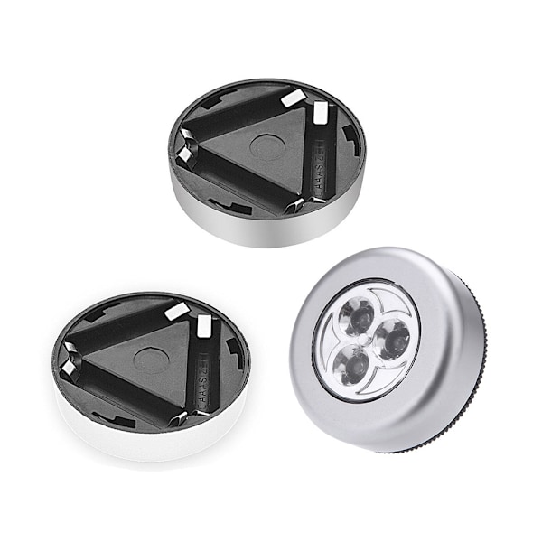 Batteridriven Trådlös Stick Touch lampa Silver