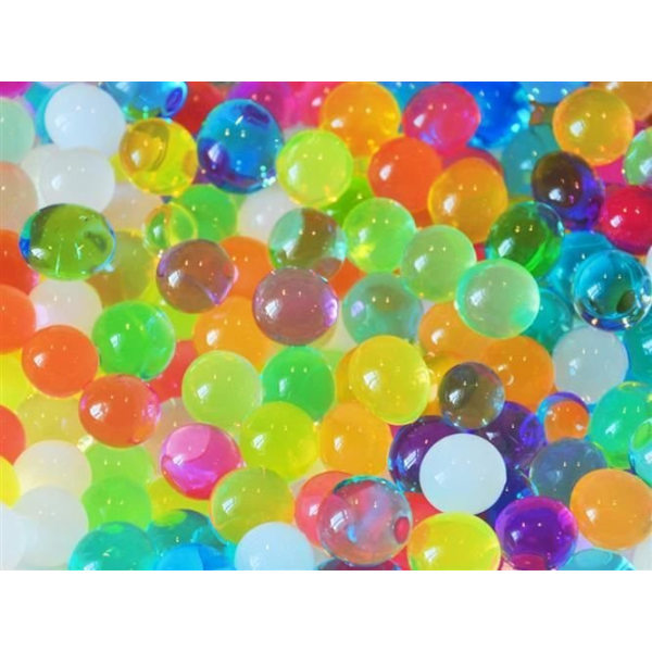 4-pack vattenpärlor / vattenkristaller - stora: 15 mm multifärg