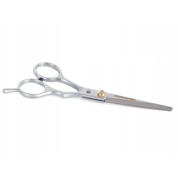 Suorat teräksiset parturisakset 15 cm - hiussakset Silver