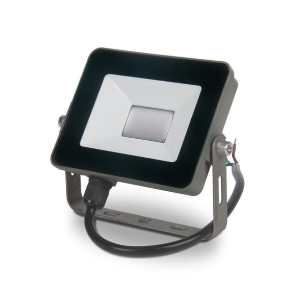 LED Stålkastare / Floodlight  - 20W (100w) Utomhus godkänd grå