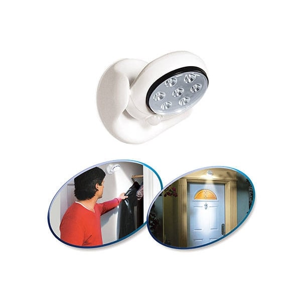 Trådløs LED-lampe med bevægelsessensor White