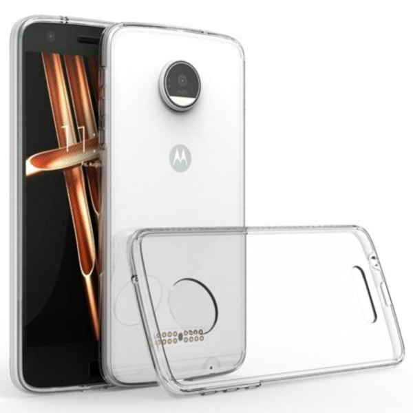Motorola Moto Z Kuori läpinäkyvää kumia Transparent