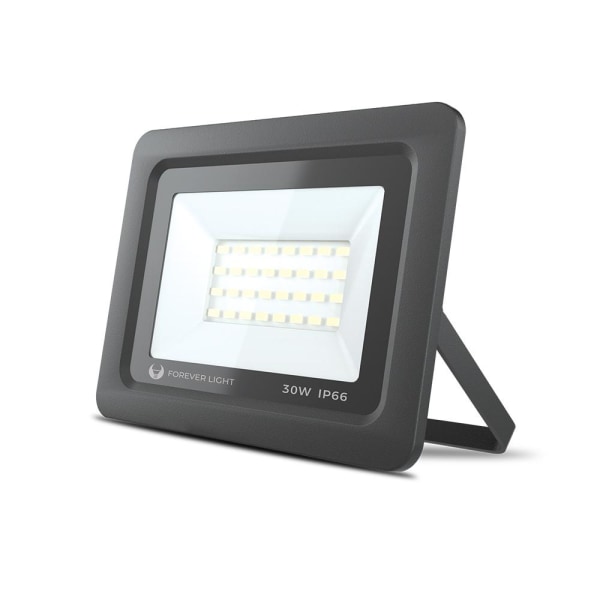 LED Stålkastare / Floodlight, 30w (150w) Utomhus godkänd Svart