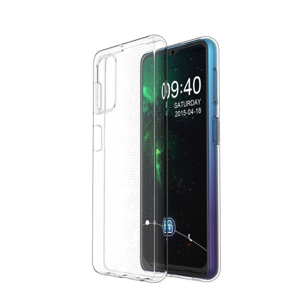 Cover Samsung A54 5G i gennemsigtigt gummi Transparent