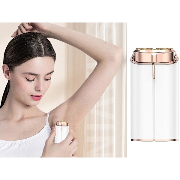 Epilator/barbermaskin for kroppen White