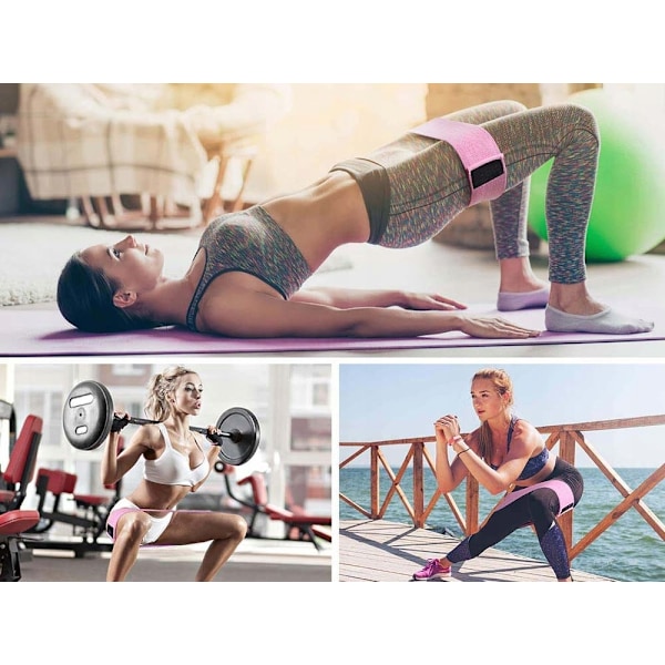 3-pack Träningsband – Perfekt för Helkroppsträning Multicolor