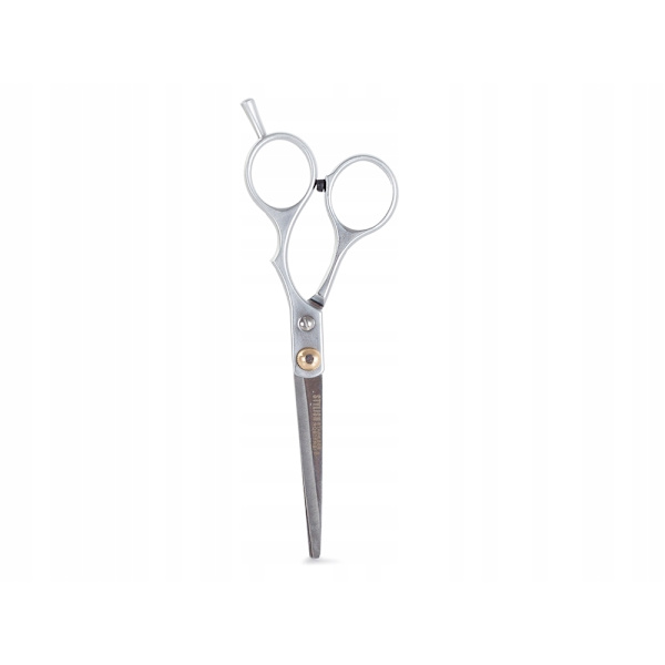 Lige Barbersaks i Stål 15cm - Hårsaks Silver