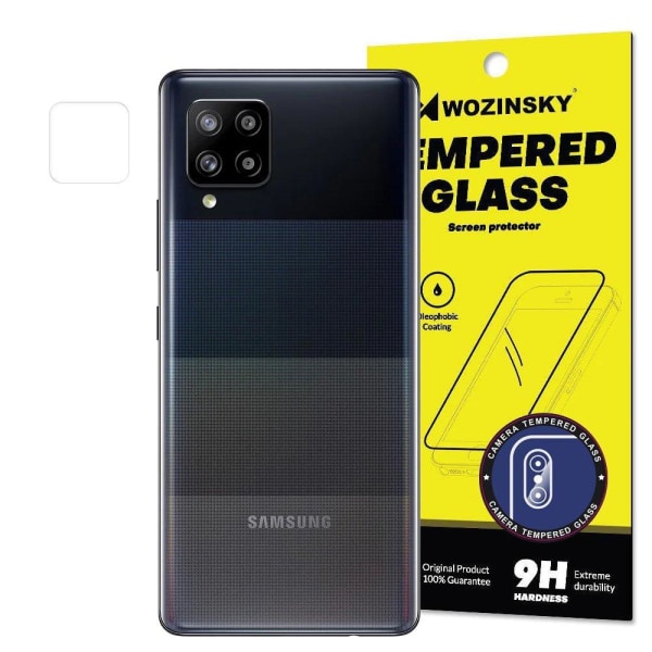 Samsung A42 5G linsedeksel / kameradeksel i glass Transparent