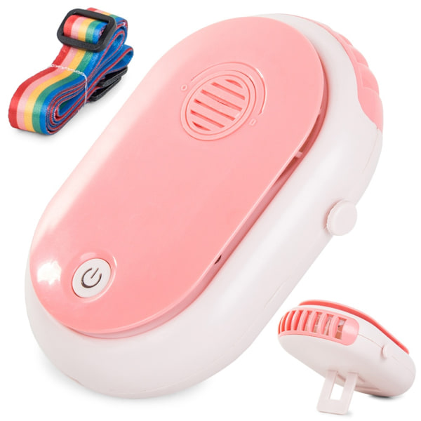 Halsventilator - Genopladelig ventilator med halsstrop Multicolor